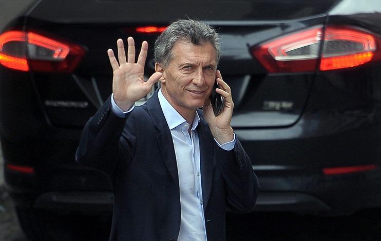 Presidente, Mauricio Macri. 