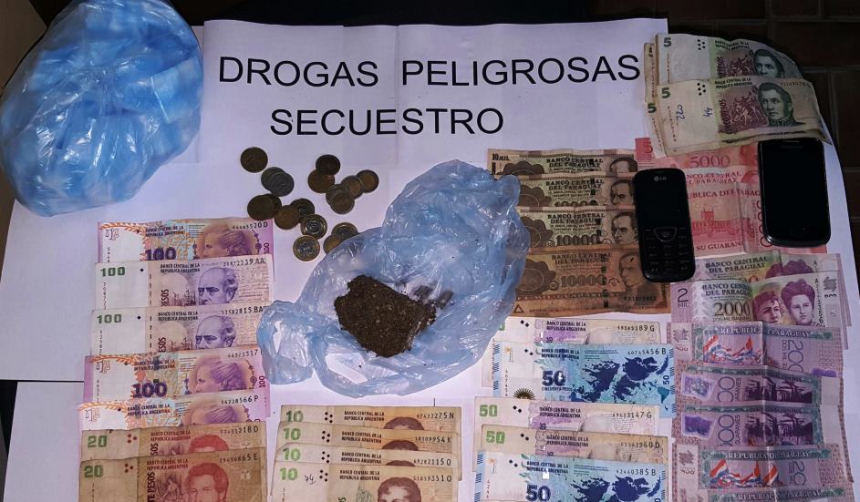 Secuestro. Drogas, dinero, y celulares. 