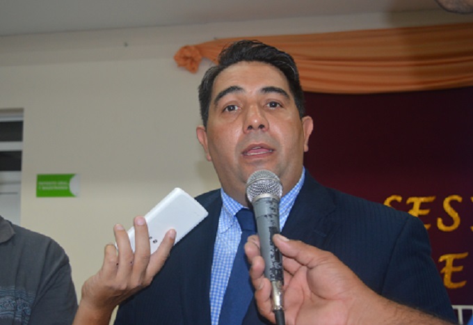 Ariel Caniza, presidente del Concejo Deliberante de Clorinda. 