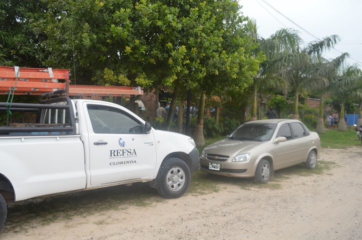 Debido a la característica del hecho se hizo presente personal de REFSA. 