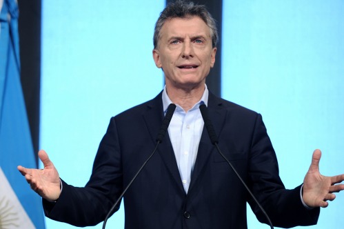 El presidente, Mauricio Macri. 