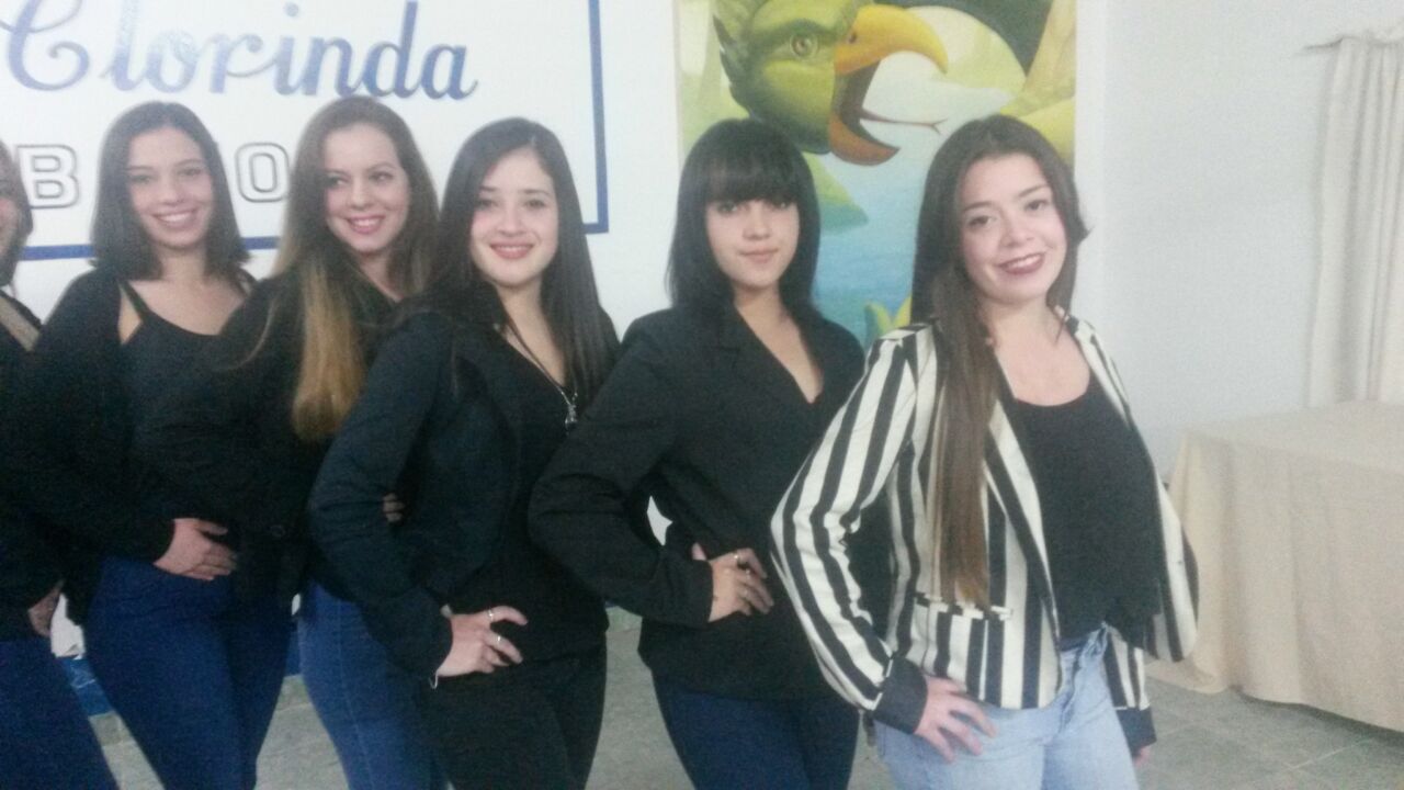 Las candidatas para Miss Clorinda. 