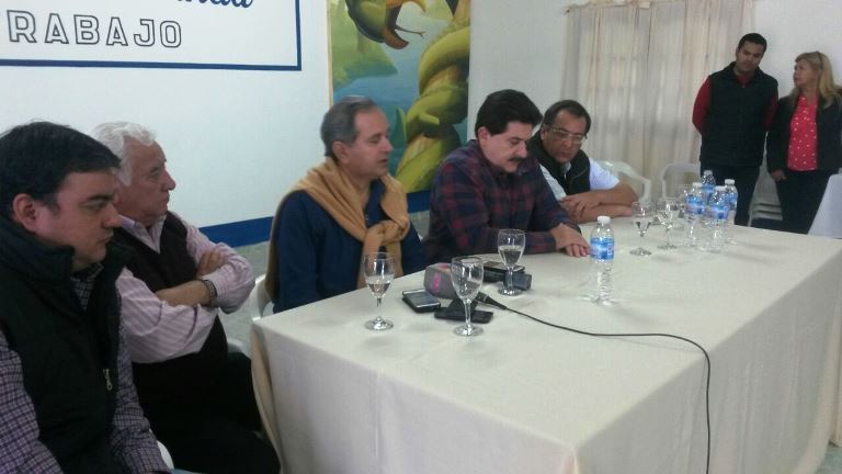 Ayer se realizó la conferencia prensa en el SUM Municipal.