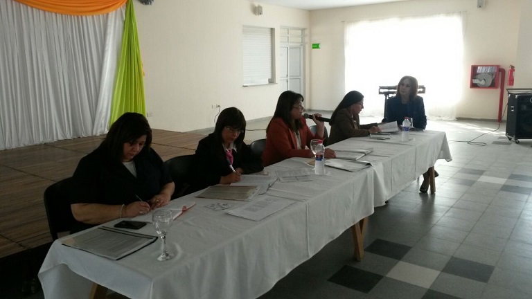 Las autoridades se reunieron hoy en la Escuela N°21.