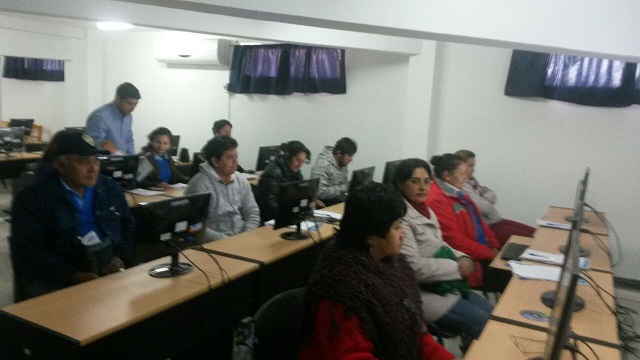 Personal del HCD, iniciando las capacitaciones. 