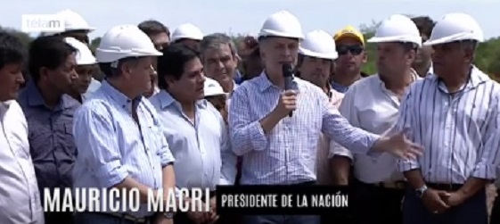 El Presidente visitó obras que están en marcha impulsadas por Nación.