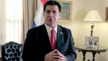 Horacio Cartes, Presidente de la República del Paraguay.