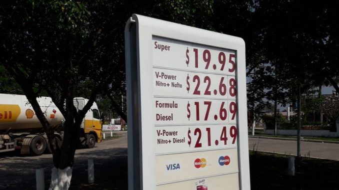 precios con subsidio shell
