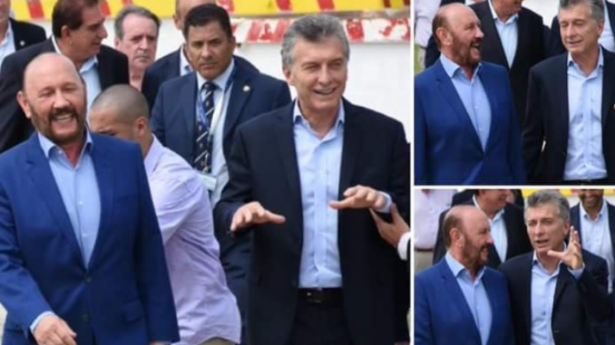 gildo y macri a las risas