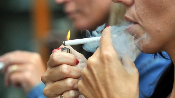 fumando