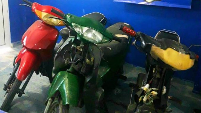 Motocicletas recuperadas CLORINDA