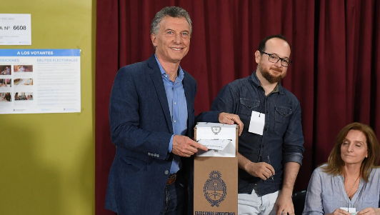 macri votando