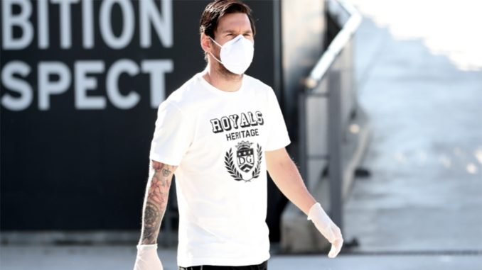 messi barbijo