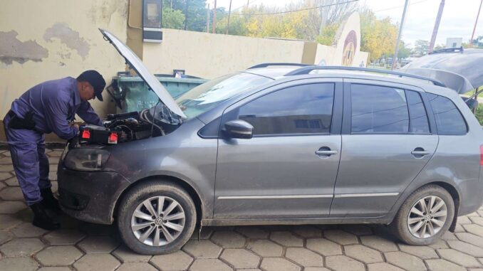 Interior.CLORINDA. VERIFICACIÓNLa Policía incautó un vehículo con pedido de secuestro en Santa Fe
