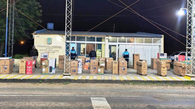 Secuestraron mercaderías por más de 20 millones de pesos